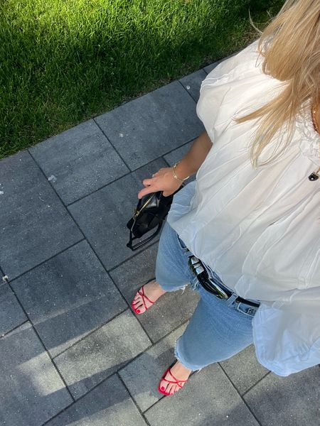 Red sandals add a little fun to some good summer basics  

#LTKFindsUnder100 #LTKSeasonal #LTKStyleTip