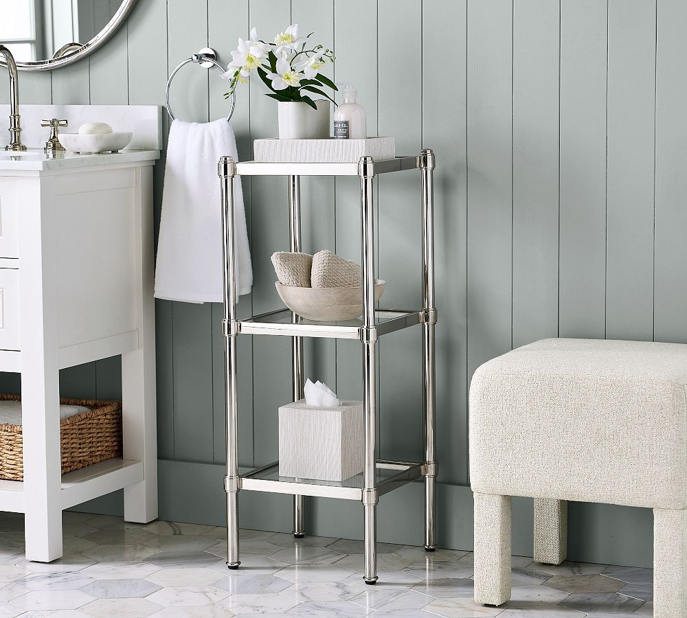 Everson Floor Storage Cabinet | Pottery Barn (US)