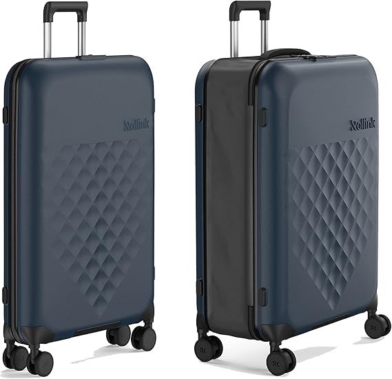 ROLLINK Flex 360 International Carry-On Fully Collapsible Suitcase - Hardshell, Smooth Double Spi... | Amazon (US)