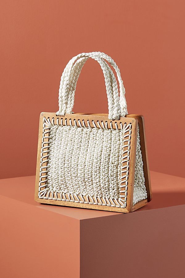 Ana Crocheted Mini Tote Bag | Anthropologie (US)