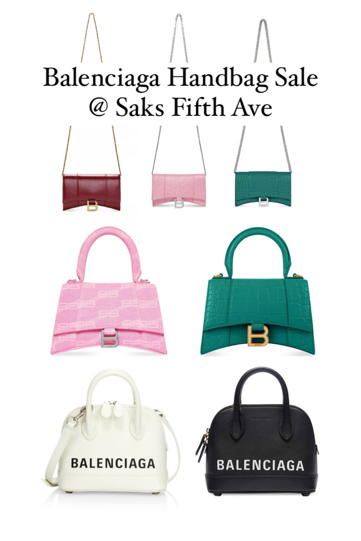 Balenciaga Handbag Sale @ Saks Fifth Ave 

#LTKitbag #LTKFind #LTKsalealert