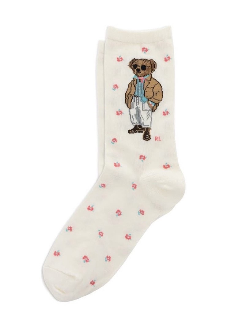 Bear Cotton Blend Crew Socks
Polo Ralph Lauren