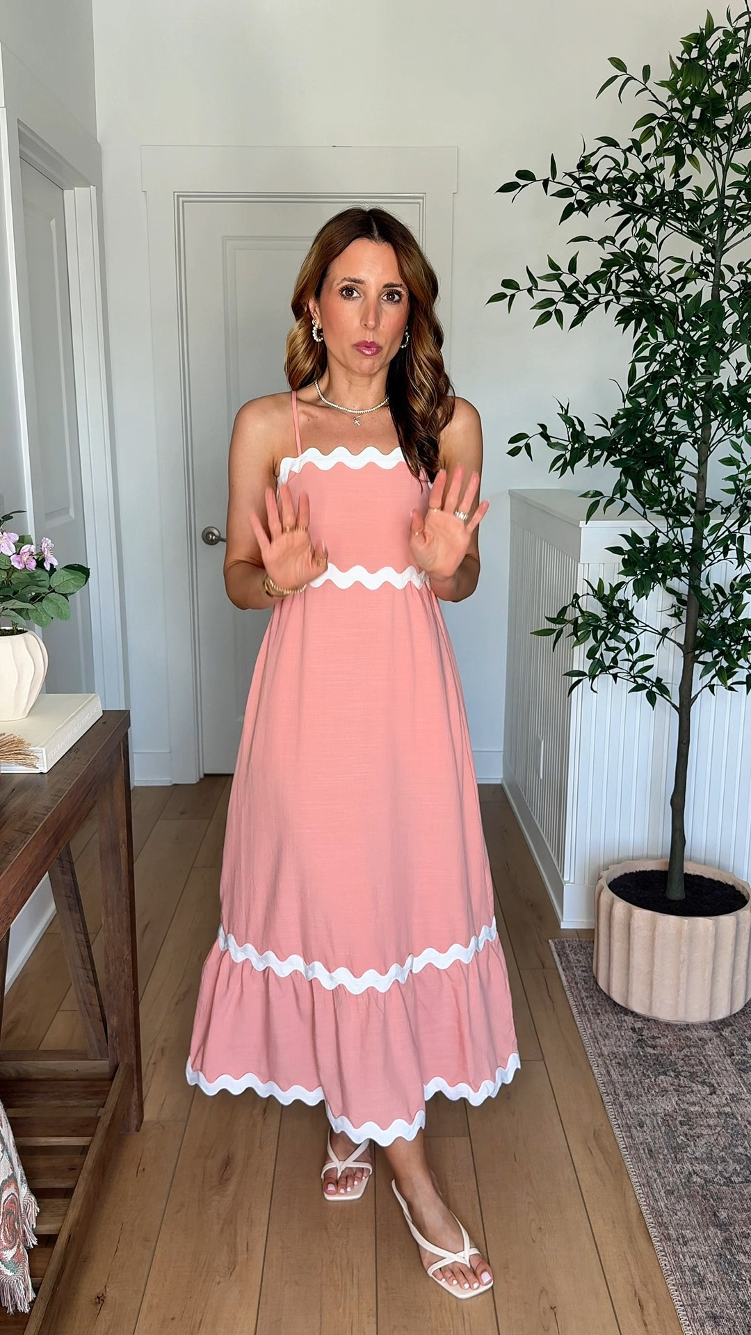 Amazon Easter dresses. Amazon spring dresses. Amazon baby shower dresses. Amazon wedding shower dresses. Scallop maxi dress. Vacation dresses. Wearing XS. Heels are TTS. 

#LTKTravel #LTKWedding #LTKootd