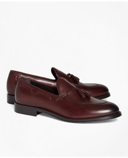 1818 Footwear Leather Tassel Loafers | Brooks Brothers