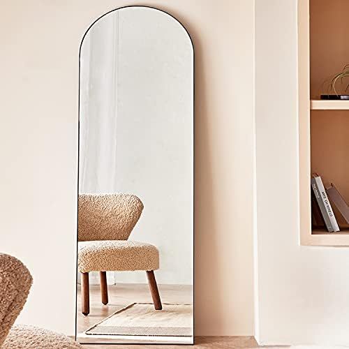 Harmati Full Length Mirror Floor Standing - Arched Full Body Mirror Metal Framed with Clothes Rod... | Amazon (US)