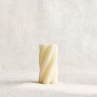 Signature Wax Twist Pillar Candles | West Elm (US)
