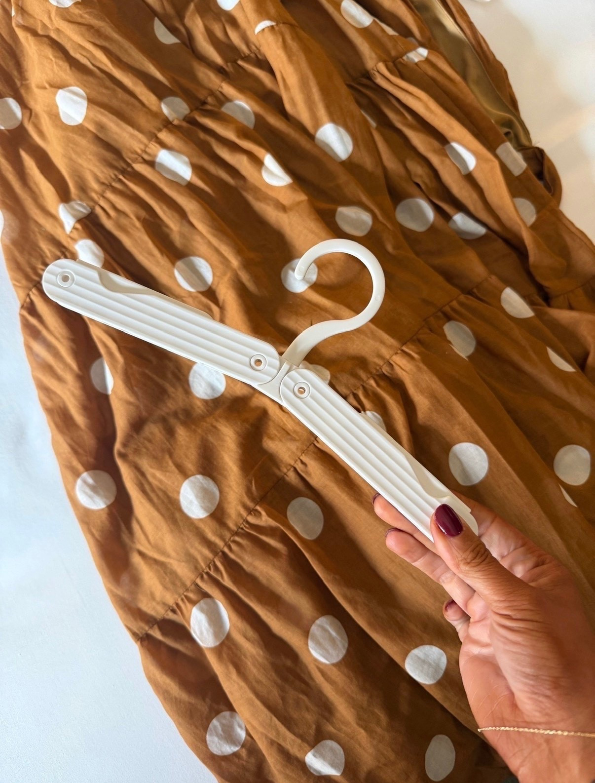 These foldable hangers from Amazon are such a smart way to save space in your closet. They fold up easily when you’re not using them, making them convenient to store or pack for a trip. Such a handy find for keeping your closet organized and making travel a little easier.

#LTKSeasonal #LTKdayinmylife #LTKgrwm