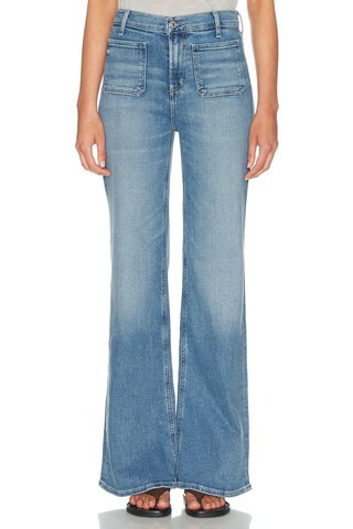 Citizens of Humanity Kimberly Patch Pocket Flare Jeans in Blue | FWRD 
