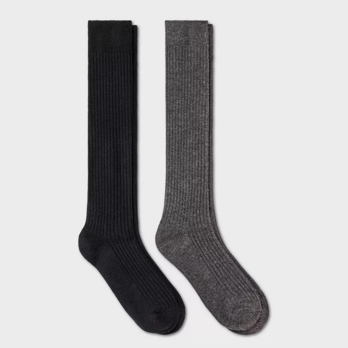 Women's Ultra Soft Everyday Rib-Knit 2pk Knee High Socks - Auden™ 4-10 | Target