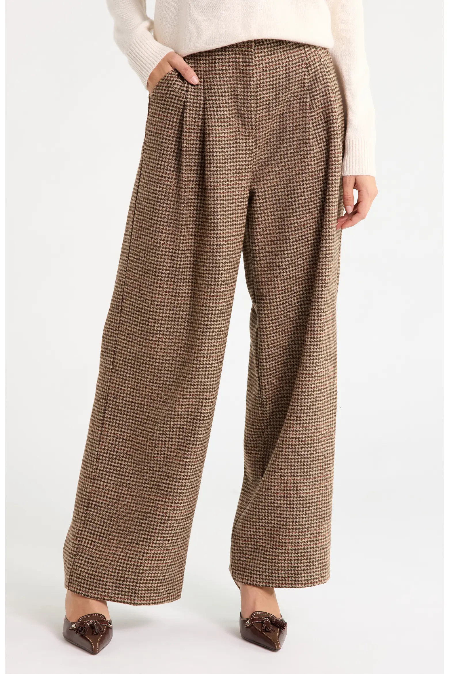 Barbour Sophia Wide Leg Wool Trousers (Women) | Nordstromrack | Nordstrom Rack