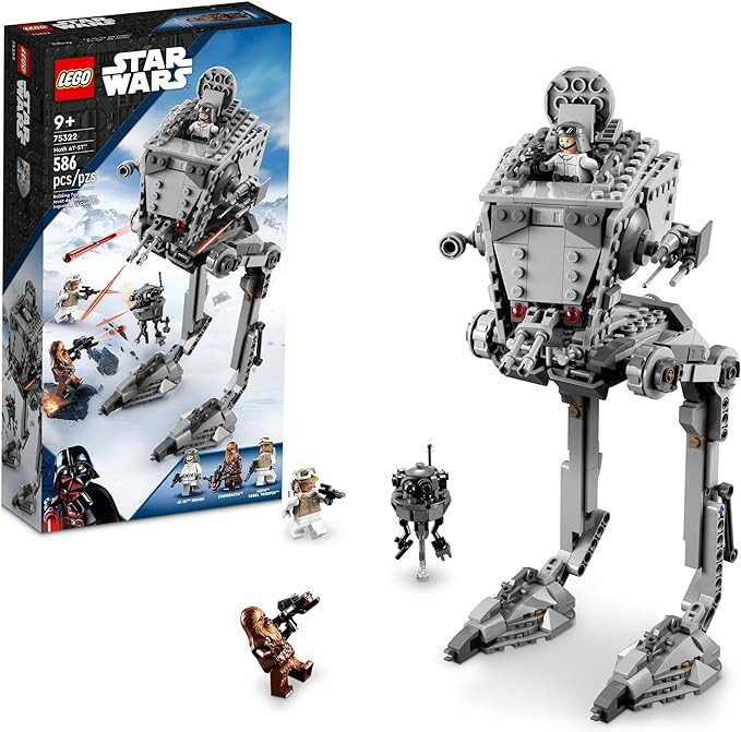 LEGO Star Wars Hoth at-ST 75322 Building Toy Set for Kids, Boys, and Girls Ages 9+ (586 Pieces) | Amazon (US)