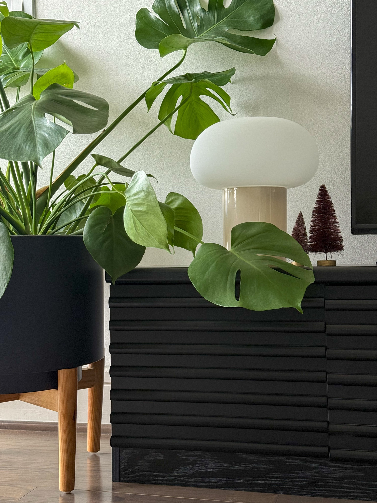 Black TV console, perfect for TVs up to 75inch! Low profile, with tons of storage! ON SALE.

#LTKHome #LTKSaleAlert #LTKHoliday