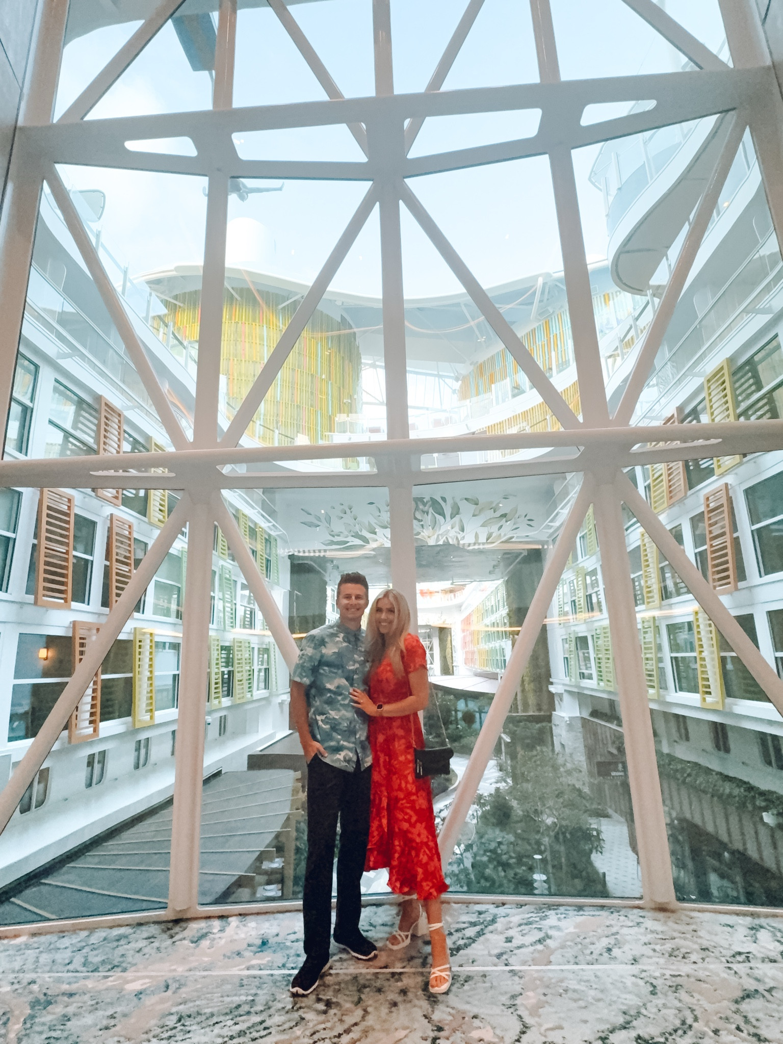 Caribbean night on the cruise!
My dress: wearing small
Heels: size up half