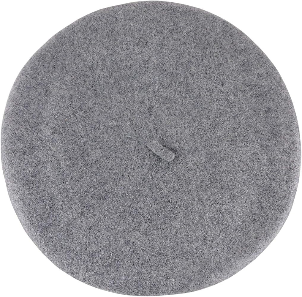 NYFASHION101 French Style Lightweight Casual Classic Solid Color Wool Beret | Amazon (US)