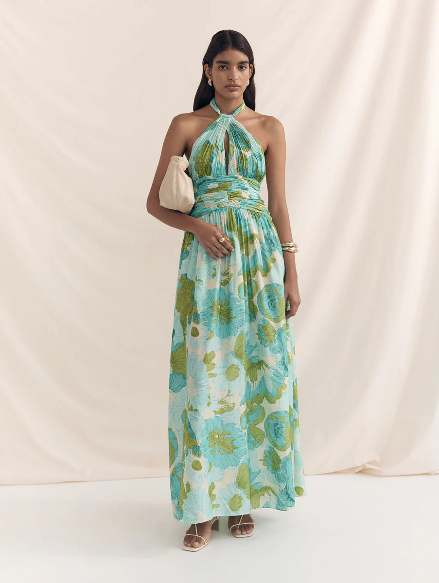 Ruched Maxi Dress | Peony Swimwear