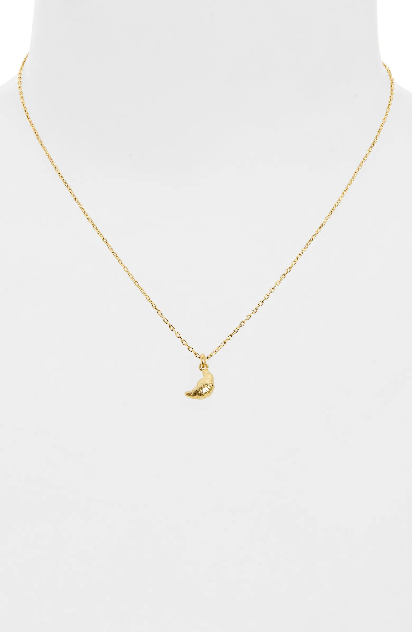 Madewell Croissant Pendant Necklace | Nordstrom | Nordstrom