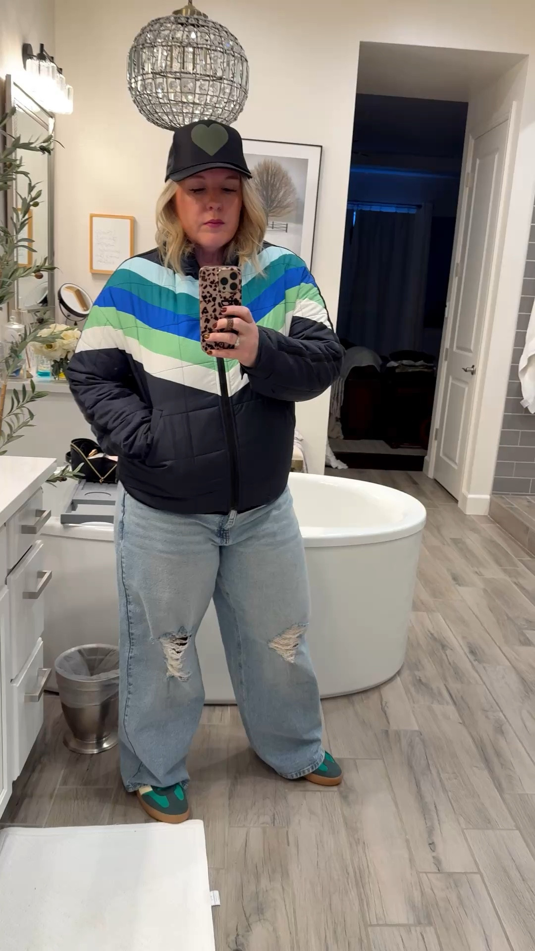 Headed to hockey. Jeans are only $18 and coat is on sale for $26. Both true to size! Jeans are low rise though  

#LTKActive #LTKMidsize #LTKSpringSale