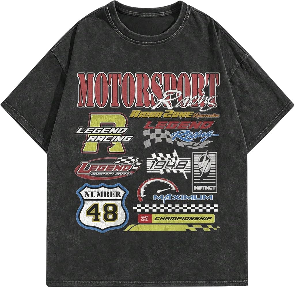 SOLY HUX Men's Graphic Print Summer Tee Tops Round Neck Short Sleeve T Shirts Streetwear | Amazon (US)