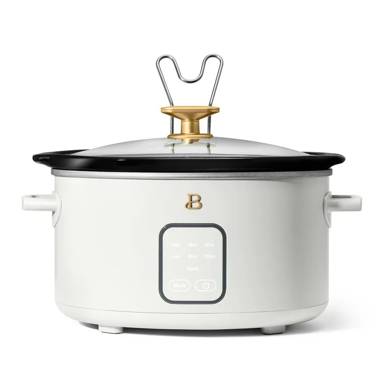 Beautiful 4Qt Slow Cooker with Touch-Activated Display, White Icing by Drew Barrymore | Walmart (US)