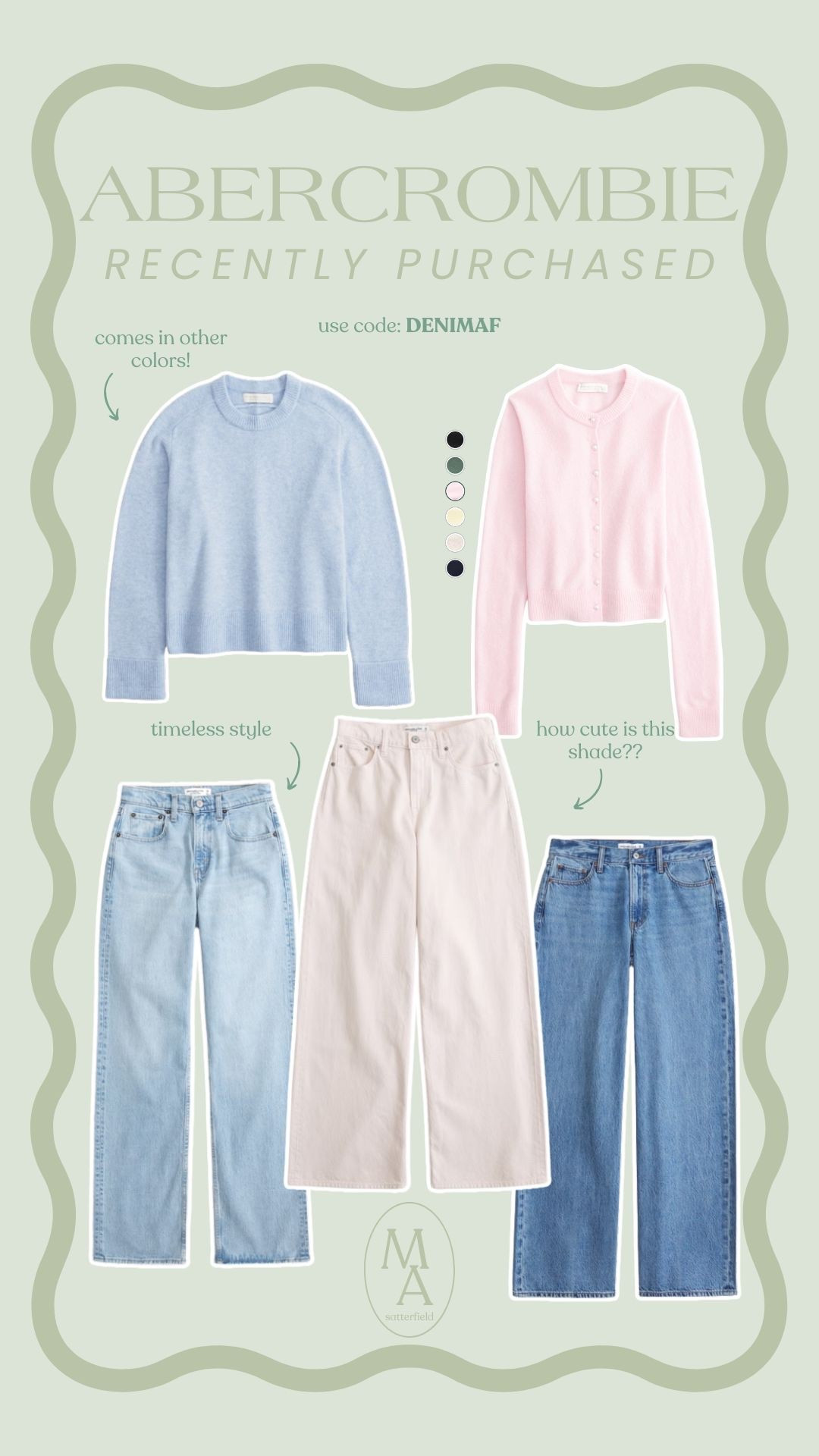 Abercrombie denim sale is LIVE! Use code: DENIMAF for an additional 15% off sale items! 💞

#LTKSaleAlert