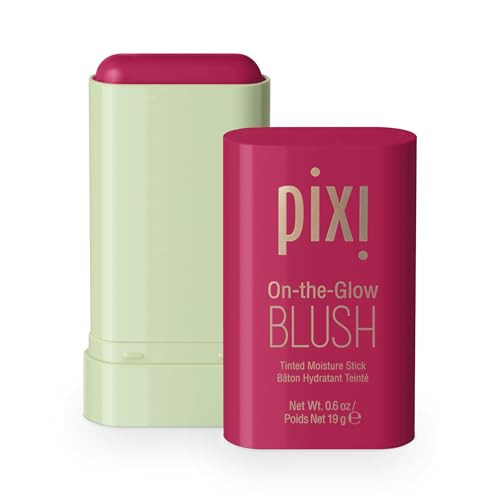 Pixi On-the-Glow Blush - Ruby, Hydrating Tinted Moisture Blush Stick with Ginseng, Aloe Vera & Fr... | Amazon (US)