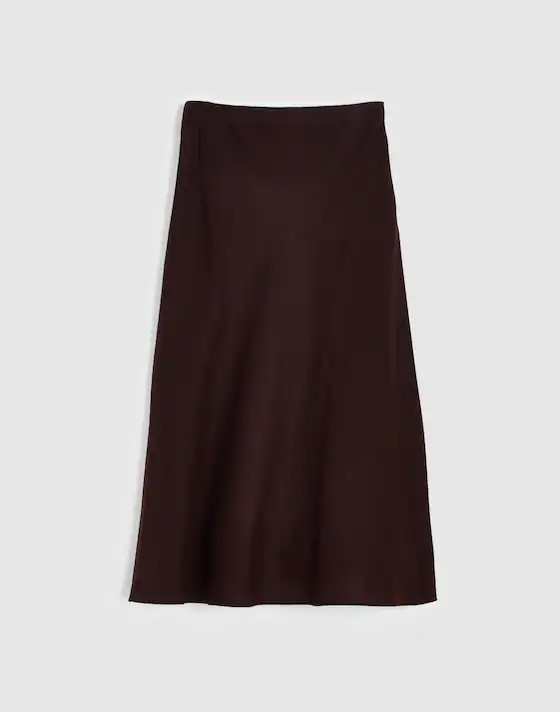 Maxi Slip Skirt in Linen | Madewell