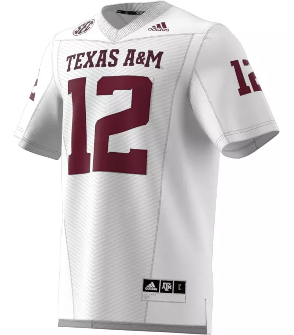 adidas Men's Texas A&M Aggies White Replica Jersey | Dick's Sporting Goods