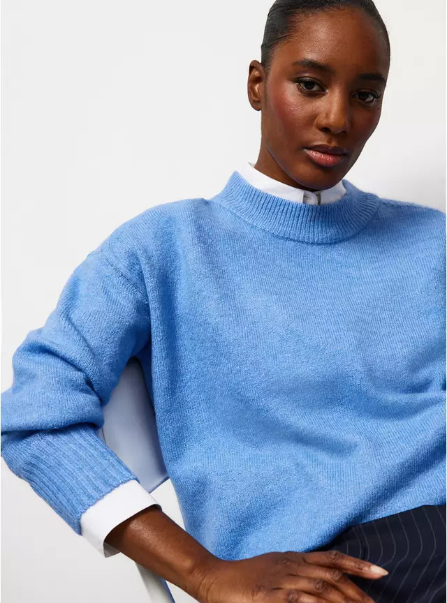 The Soft Blue Knitted Jumper 16 | Tu Clothing