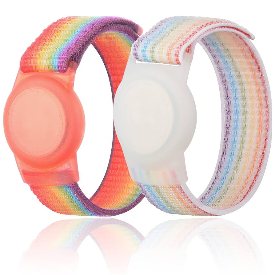 Kids Wristband Compatible with Apple AirTag, Protective Case for Air Tag GPS Tracker Holder with ... | Amazon (US)