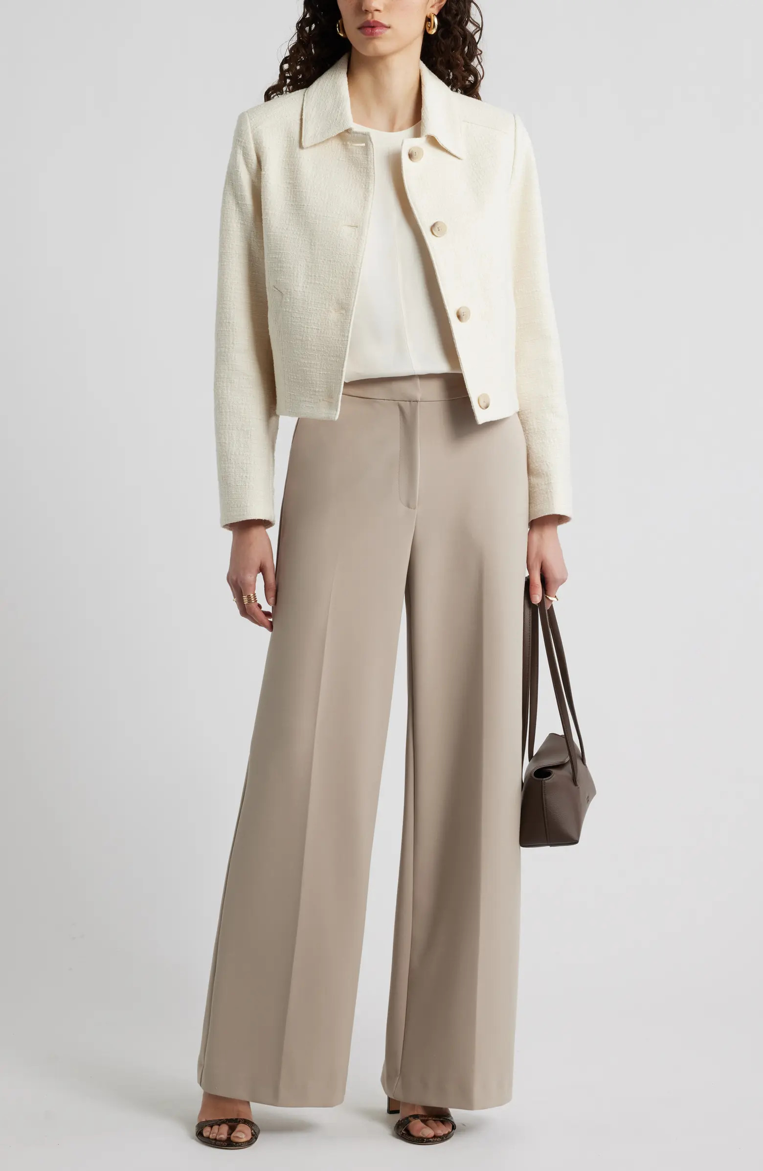 Nordstrom Textured Button Front Jacket | Nordstrom | Nordstrom