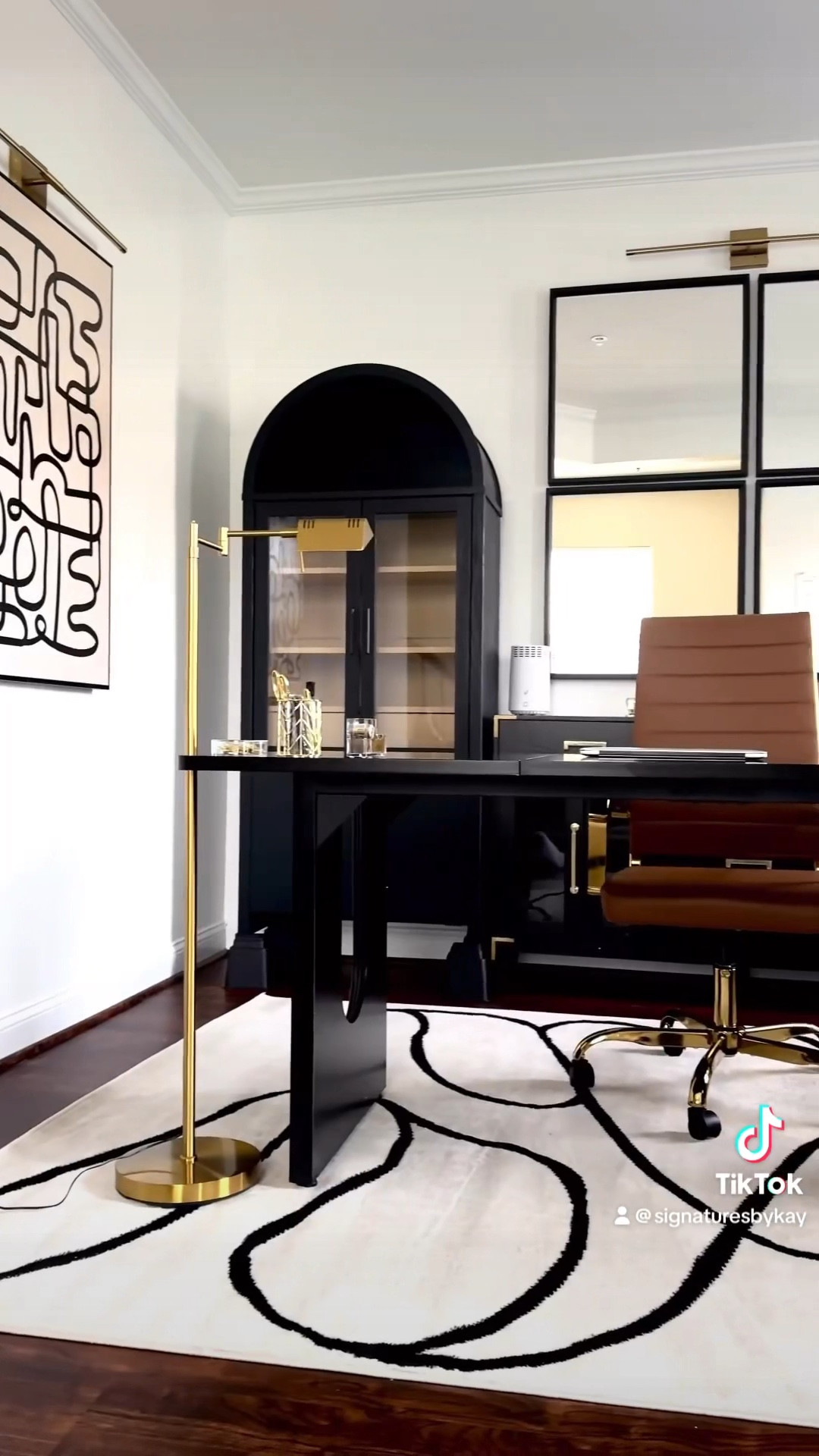 Beautiful Office transformation with so much warmth 🥰
Designed by @signaturesbykay 

#office #warmth #transform #modern 

#LTKCyberWeek #LTKGiftGuide #LTKStyleTip