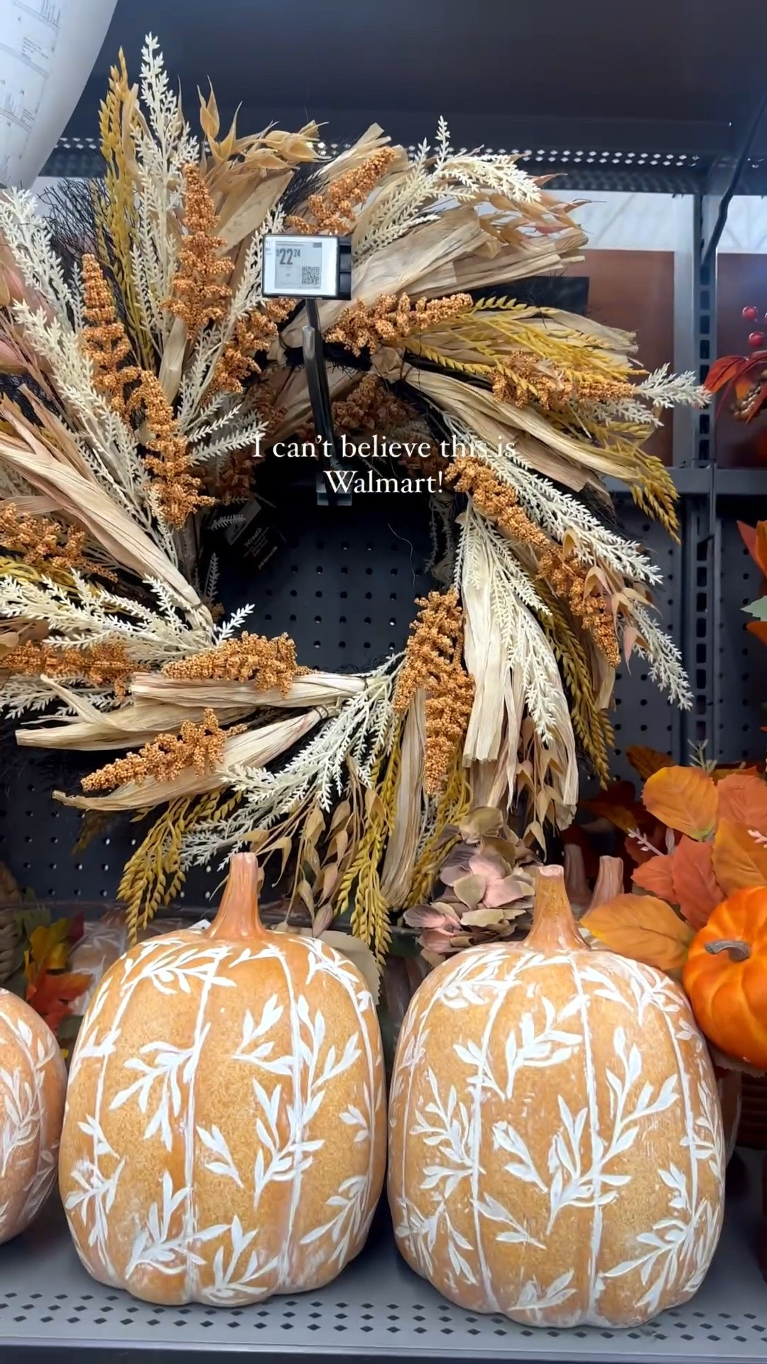Walmart Fall decor 2026 Way to
Celebrate has some pretty Fall items for home! Look at these pumpkins! 

Rattan pumpkin 
Glass pumpkin 
Fall wreath front door
Pumpkin tray 
Fall home decor 
Fall coffee bar 
Shelf decor
Pumpkin
Mums 
Front porch 
Pumpkin pillow
Cozy home 
Wood pumpkin

#LTKxWalmart #LTKHome #LTKSeasonal