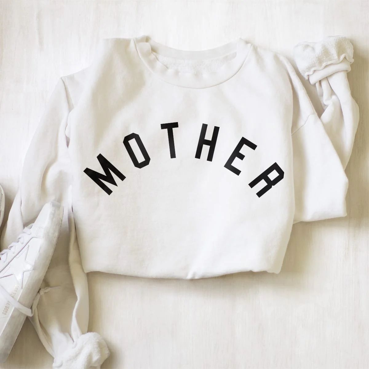 Womens Mother Everyday Sweatshirt in Powder Color - Ford And Wyatt | Ford and Wyatt