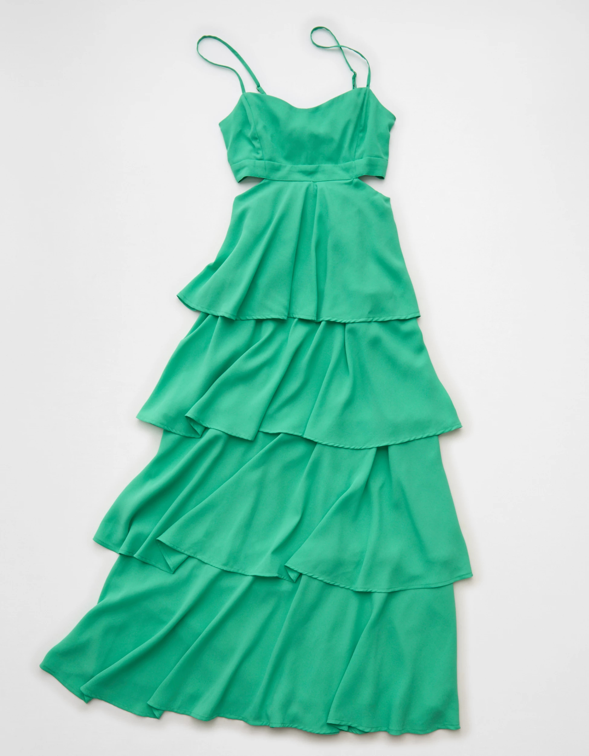 AE Babydoll Tiered Maxi Dress | American Eagle Outfitters (US & CA)