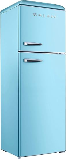 Galanz GLR12TBEEFR Refrigerator, Dual Door Fridge, Adjustable Electrical Thermostat Control with ... | Amazon (US)