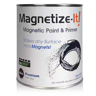 MAGNETIZE-IT! Magnetic Paint & Primer - Premium Yield 32oz MIPYD-1554 - The Home Depot | The Home Depot