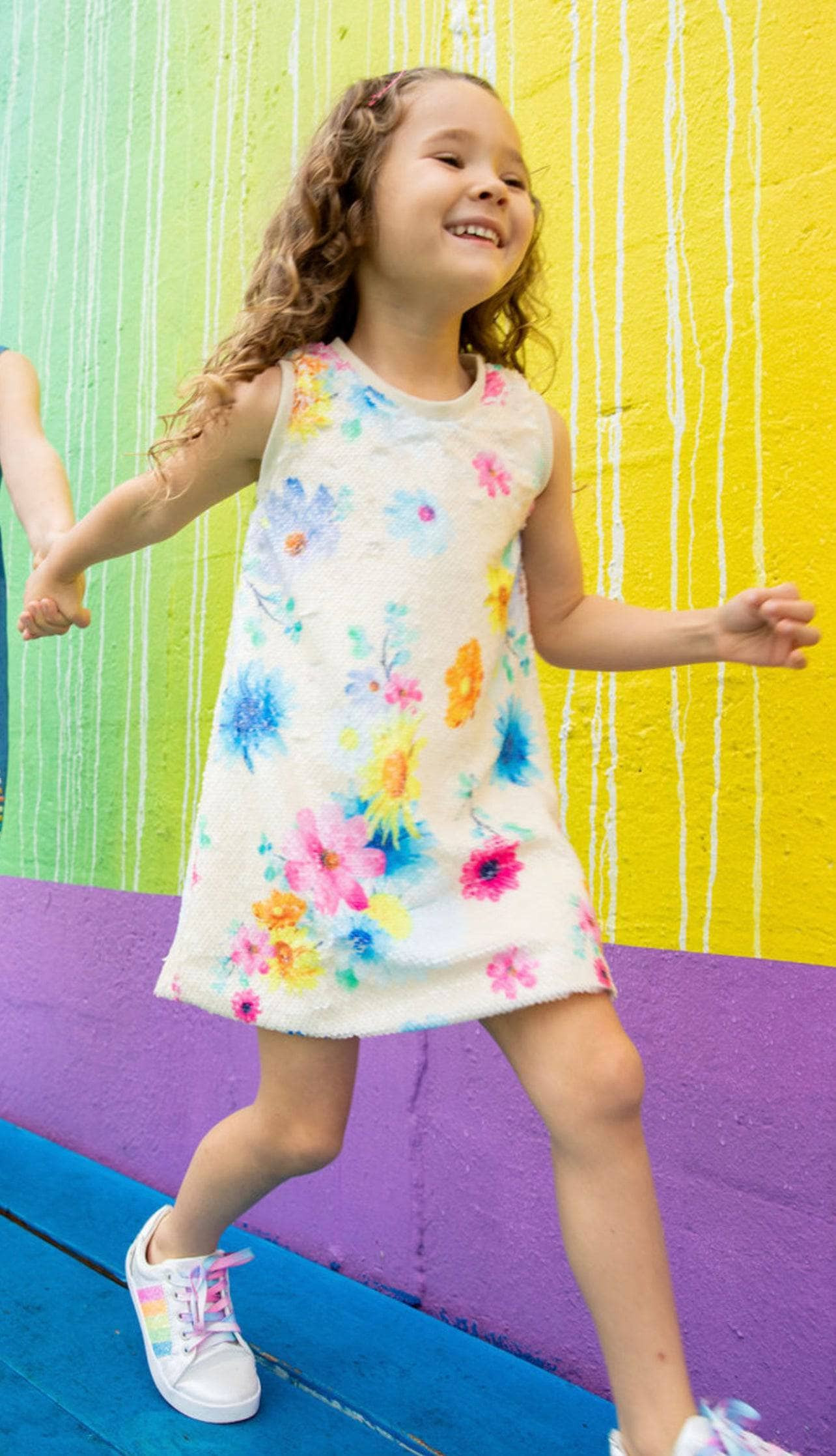 English Garden Sequin Dress | Lola + The Boys