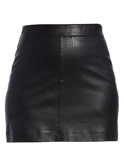 Stretch Leather Mini Skirt | Saks Fifth Avenue