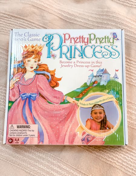 My daughter’s birthday is coming up and I had to get her this 90’s artwork version of the classic Pretty Pretty Princess game! So fun and nostalgic! 

#LTKGiftGuide #LTKKids #LTKFamily