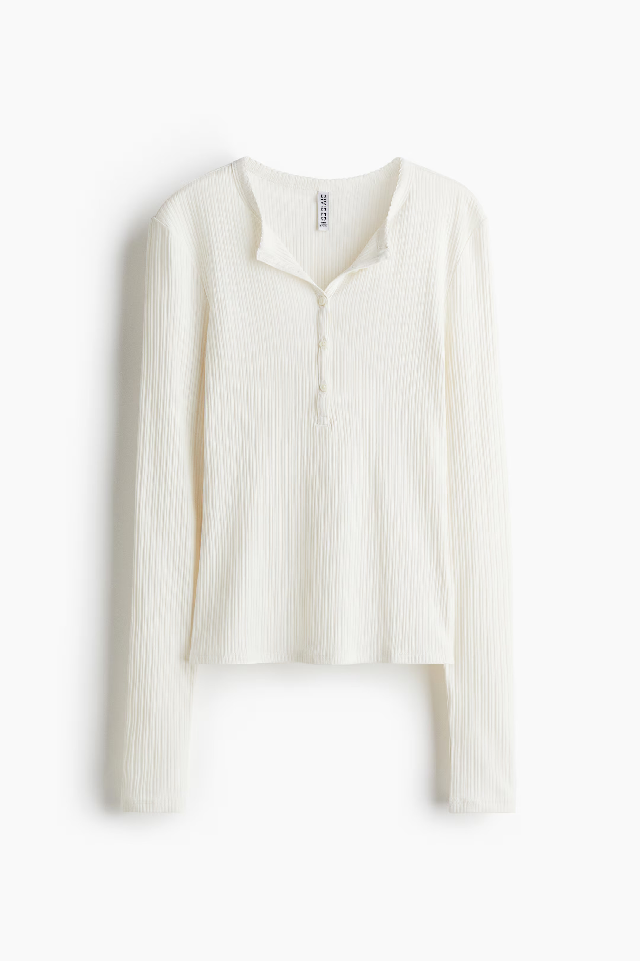 Ribbed Henley Shirt | H&M (US + CA)