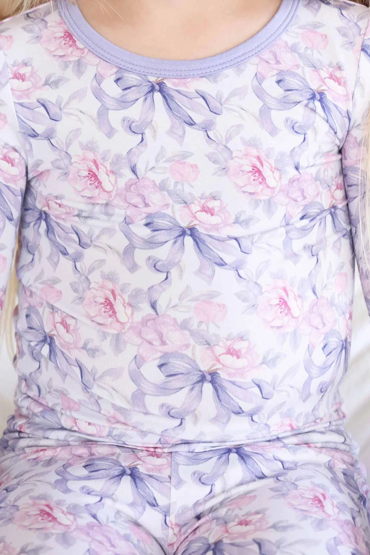 Leighton's Lavender Two Piece Pajama Set | Caden Lane
