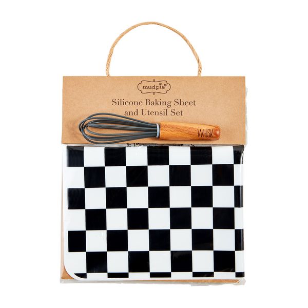 Checkered bistro baking sheet | Mud Pie