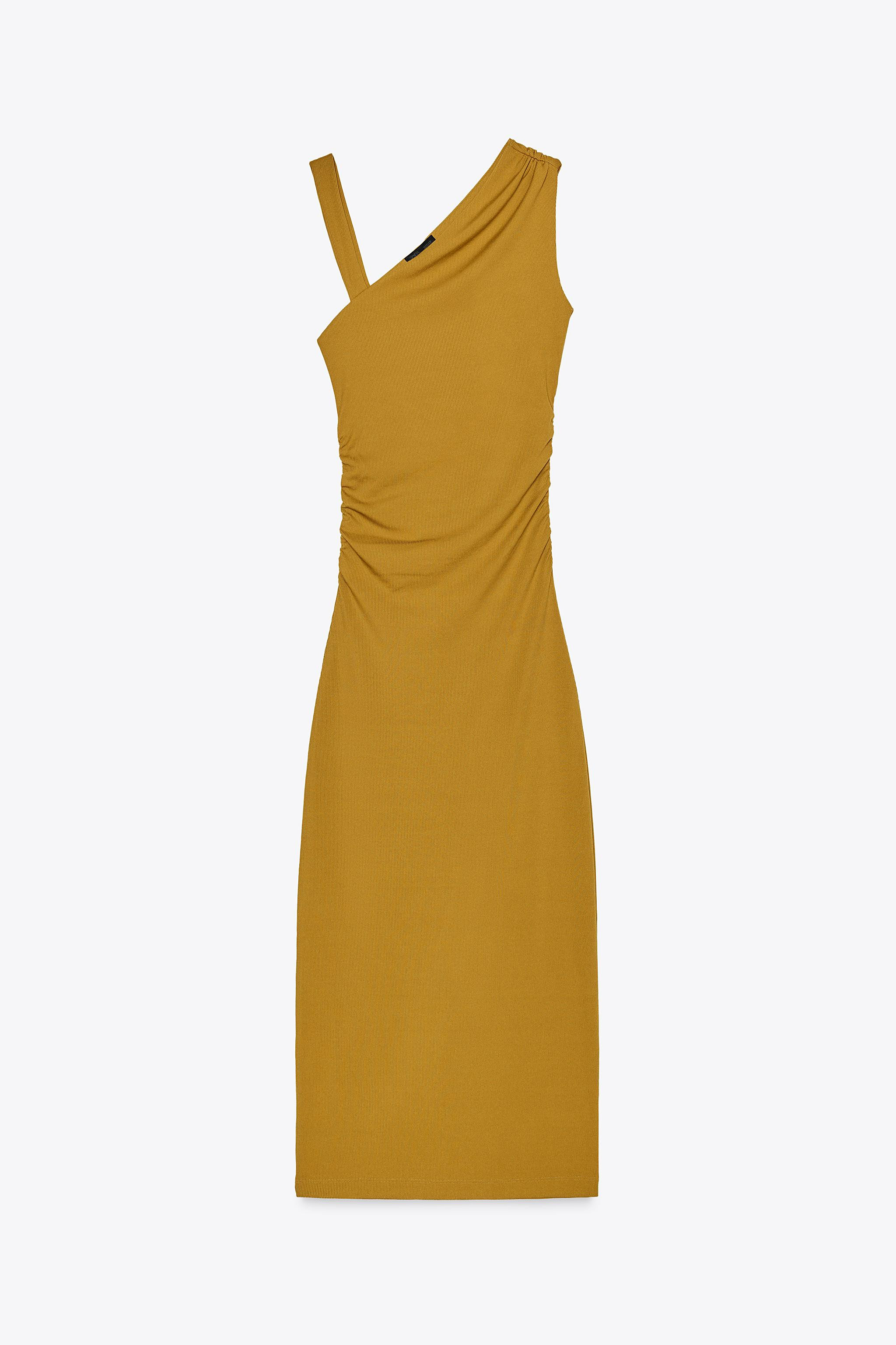 DRAPED ASYMMETRIC DRESS | Zara US