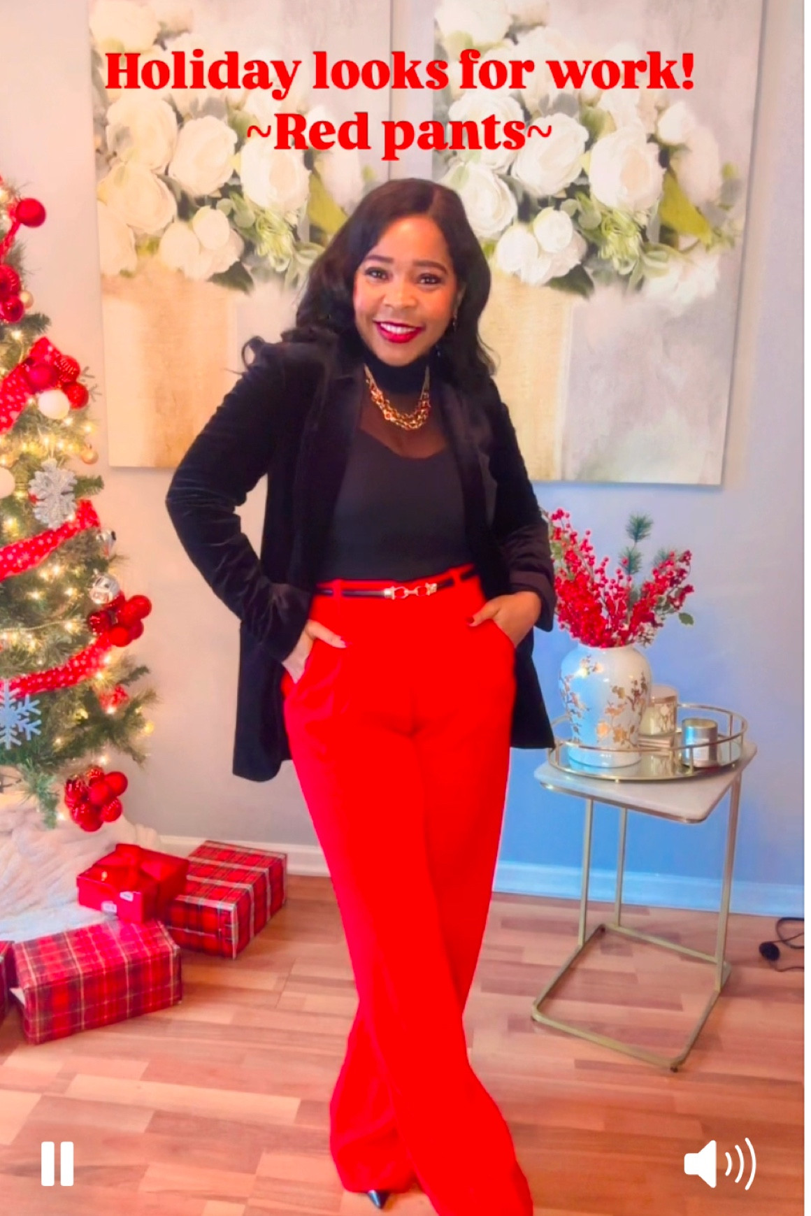 Holiday looks for work!❤️🖤