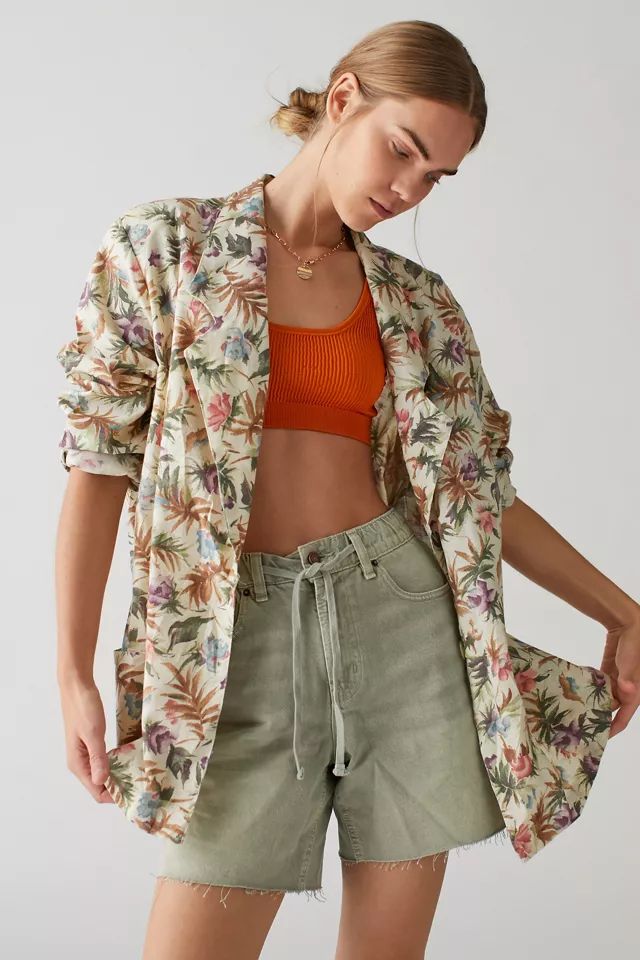 Urban Renewal Vintage Floral Pattern Blazer | Urban Outfitters (US and RoW)