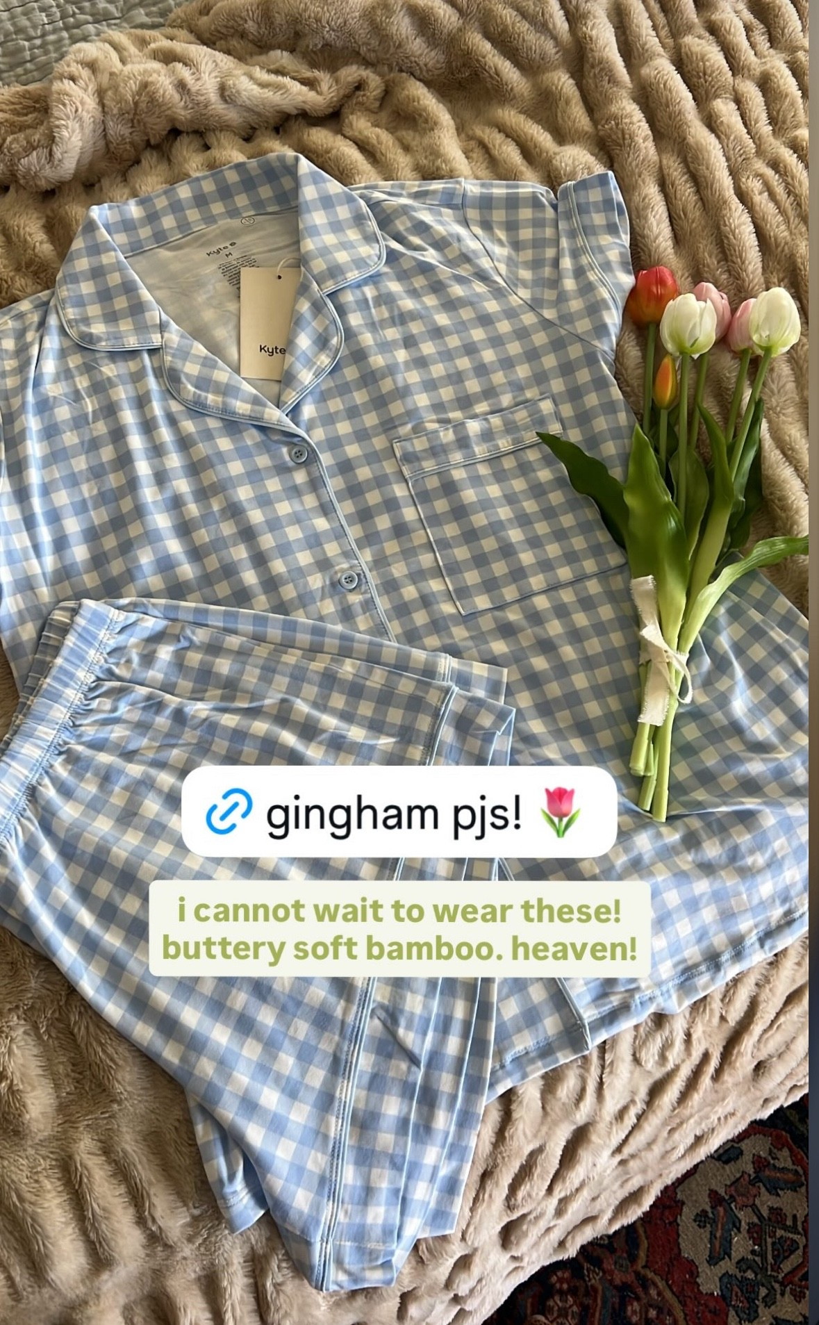 THE most adorable bamboo spring pajamas. Feel so good!! 

#LTKdayinmylife #LTKSeasonal #LTKOver40