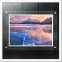 Acrylic Floating Frame | Frameless frame | Art to Frames , Custom and Personalized framing