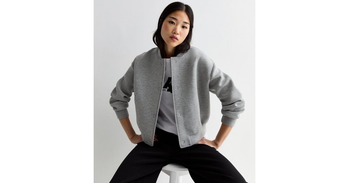Grey Bomber Jacket
						
						Add to Saved Items
						Remove from Saved Items | New Look (UK)