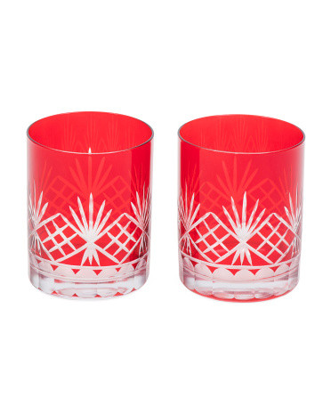 Set Of 2 Double Old Fashioned Glasses | TJ Maxx