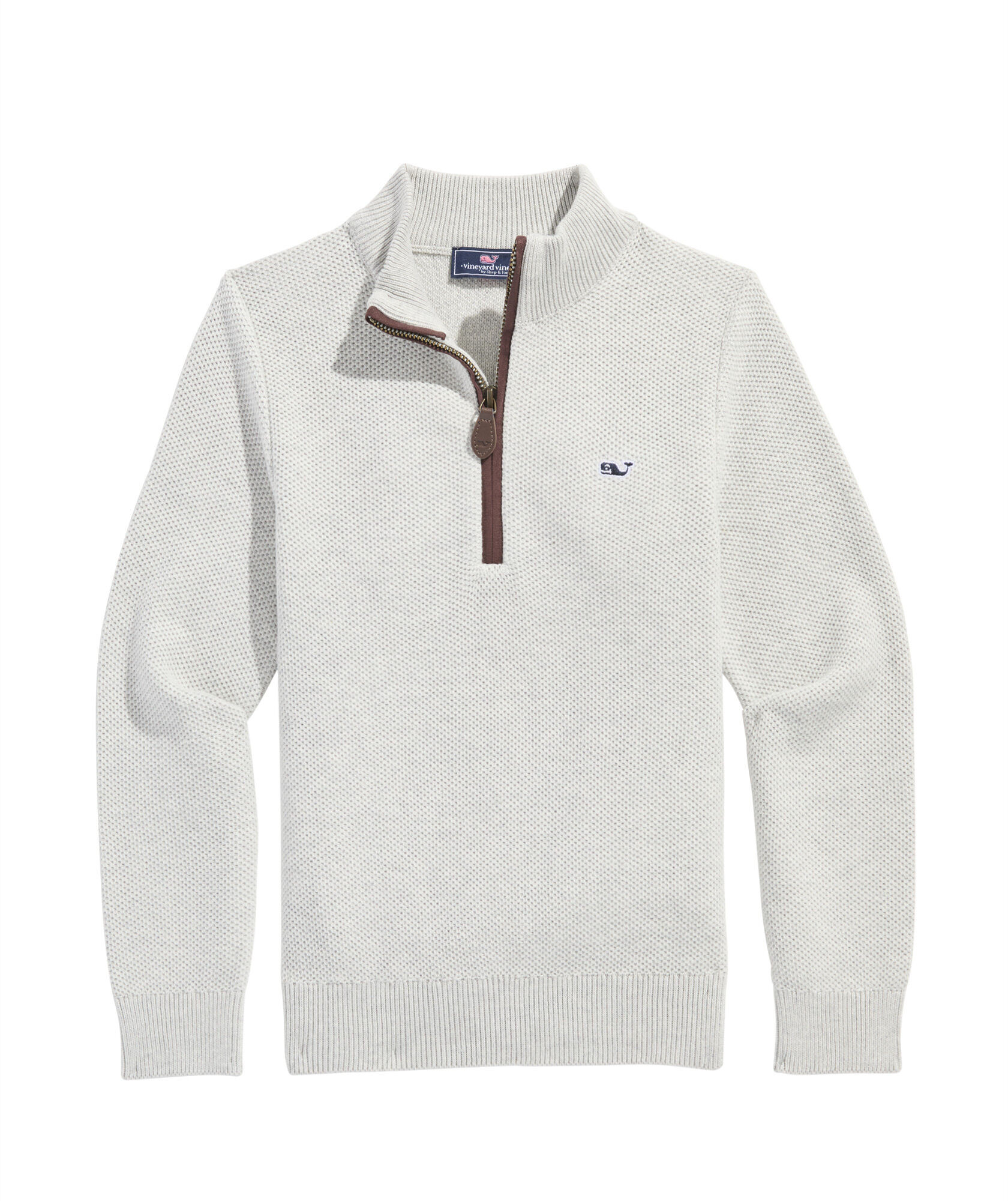 OUTLET Boys' Honeycomb Quarter-Zip Sweater | vineyard vines